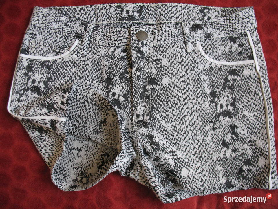 Szorty spodenki Jeans 38 M biodra 96 szary/srebrny Siedlce
