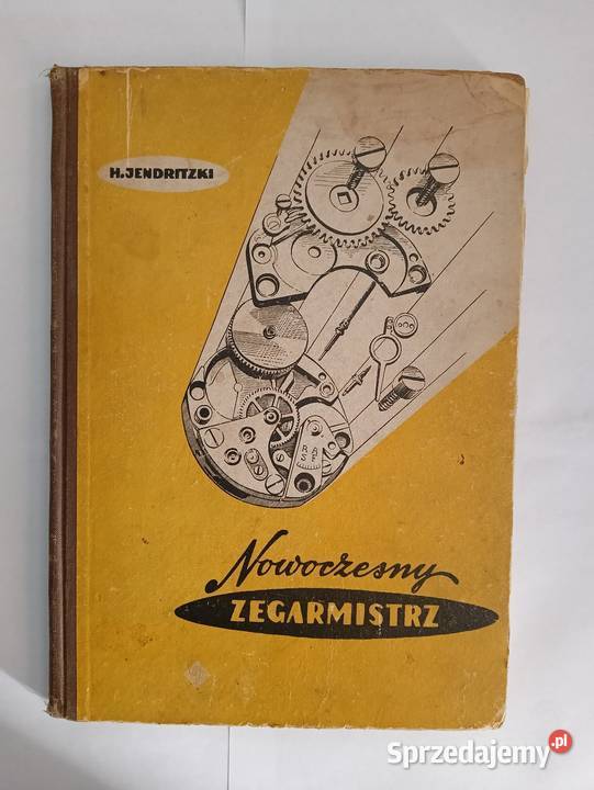 Nowoczesny zegarmistrz H Jendritzki 1958r Koszalin