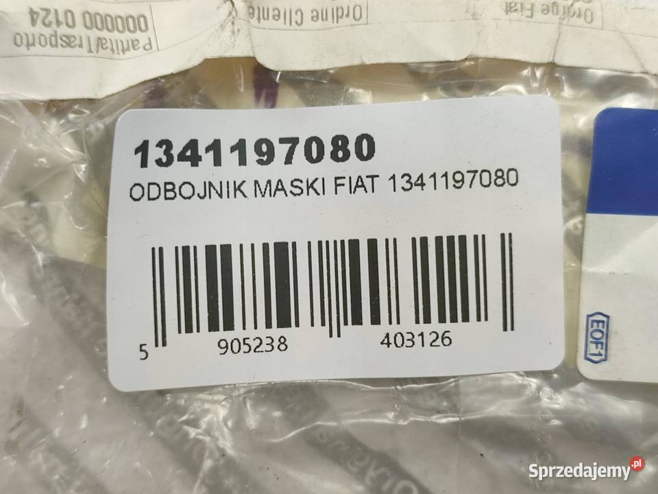 ODBOJNIK MASKI FIAT DUCATO 2006 NOWY ORYGINALNY sprzedam