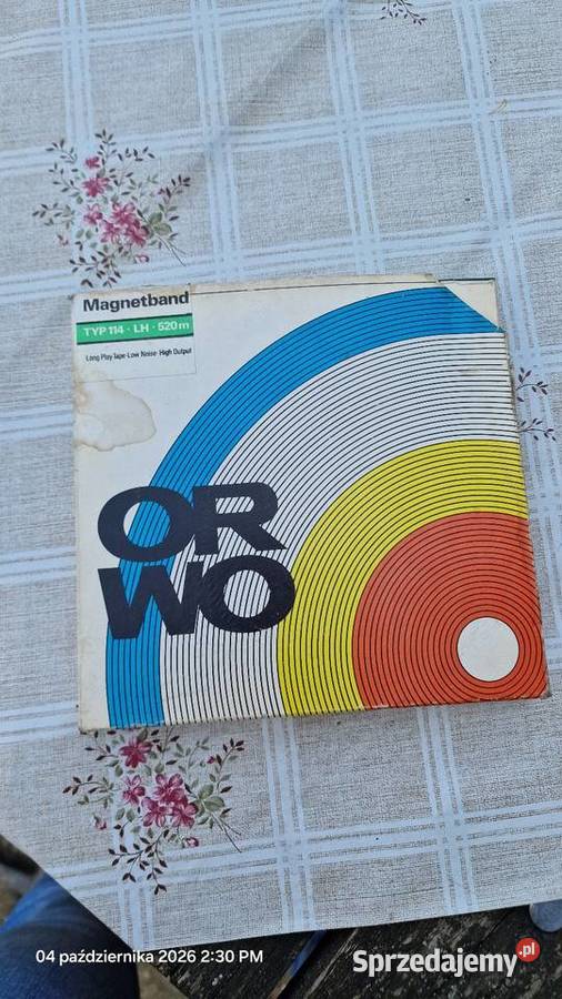 Taśma szpulowa ORWO TYP 114 LH 520m Gubin