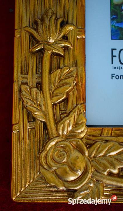 Dwie ramki z zdobnymi wzorami w kolorze starego kujawsko-pomorskie Chełmno sprzedam