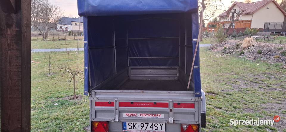 Sprzedam przyczepkę że stelażem i plandeką śląskie sprzedam