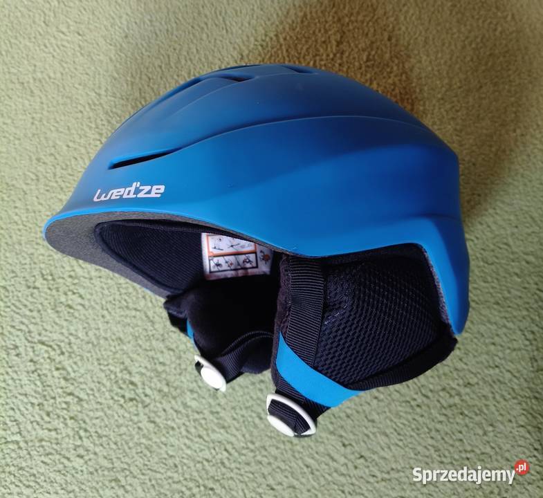 kask narciarski Wedze 5962 niebieski H300 narty
