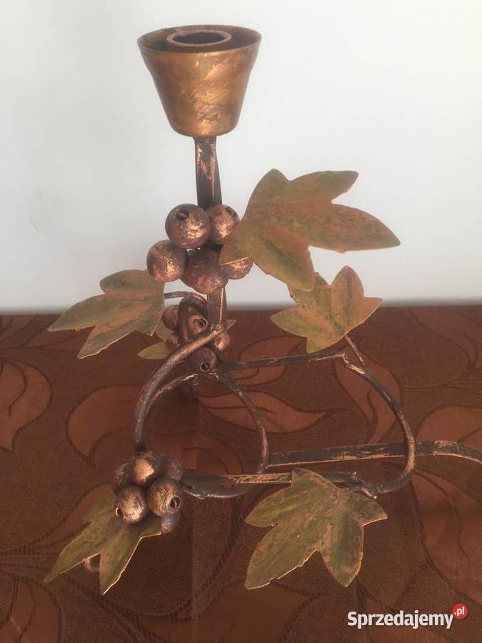 Dwie funkcje świecznik i podstawka pod butelką Wrocław