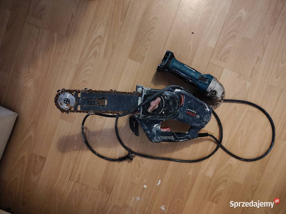 Piła do betonu Bosch i szlifierka Makita Poznań