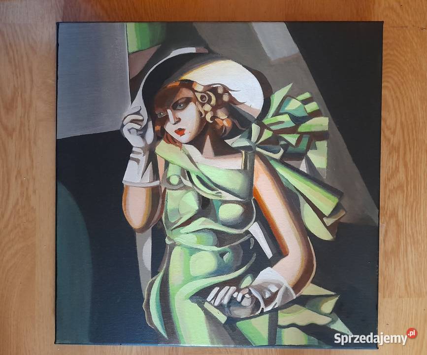 Tamara Łempicka Kobieta w kapeluszu obraz mazowieckie Warszawa
