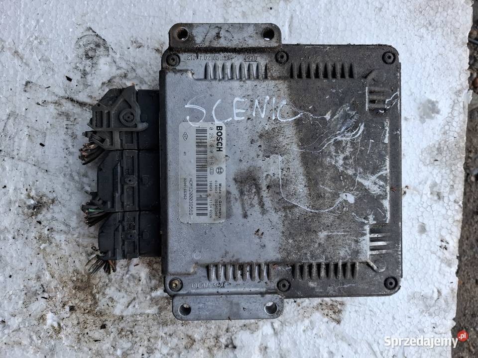 Komputer Sterownik Silnika Renault Scenic Pozostałe Części samochodowe lubelskie