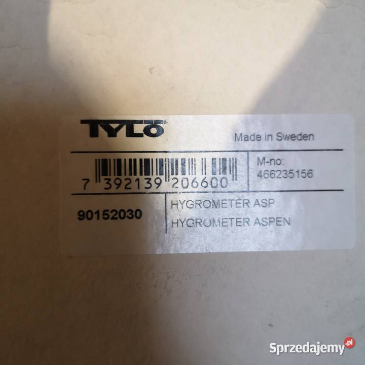 Higrometr do sauny firmy TYLO dolnośląskie Głogów