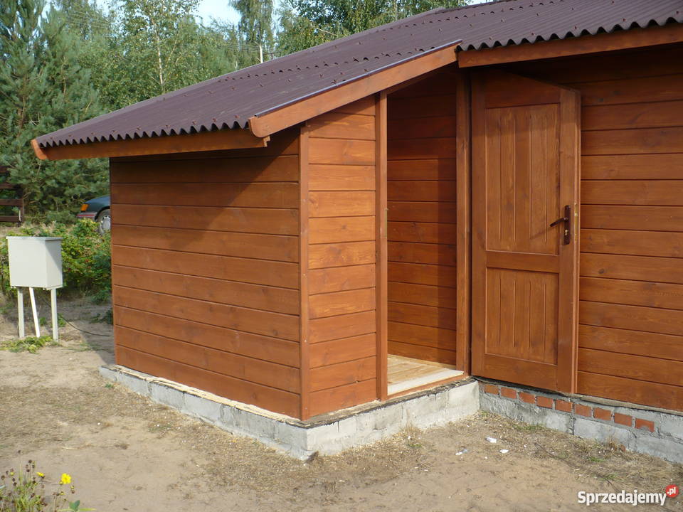 DOMEK LETNISKOWY DREWNIANY 30M2 ALTANKA DZIAŁKOW Skierniewice