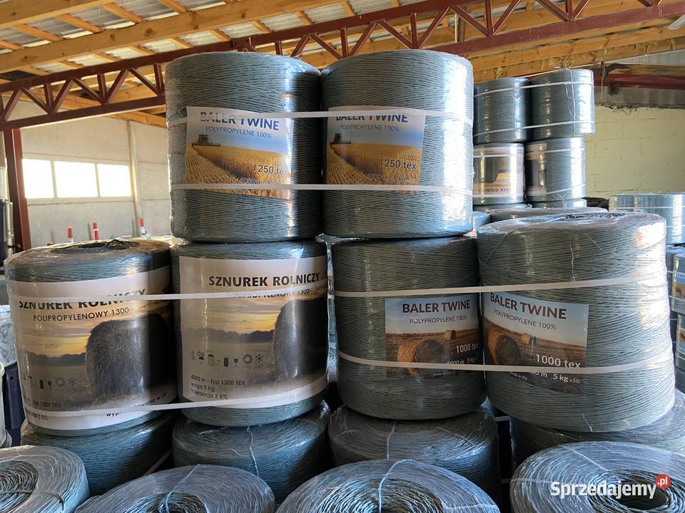 Sznurek do prasy bel 4 m BALER TWINE 4000m 1250 Pozostałe Kolonia Przerąb