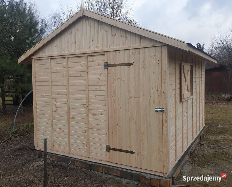 Domek drewniany ogrodowy altanka na narzędzia Zimnowoda