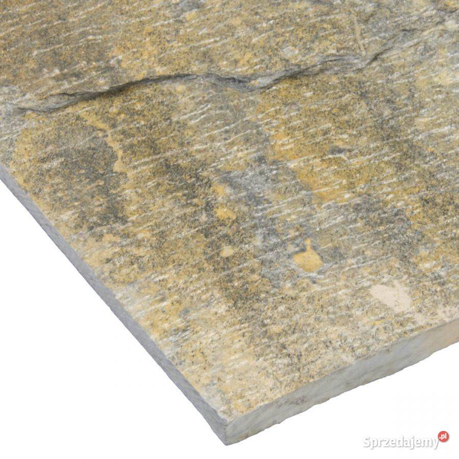 Płytki Łupek Deoli Green naturalny 60x30x12