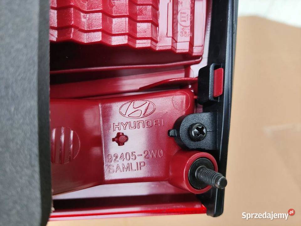 HYUNDAI SANTA FE III LAMPA W KLAPĘ LEWA Lampy przednie zachodniopomorskie
