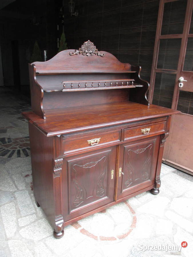 Witryna biurka szafki antyki wielkopolskie Ostrzeszów