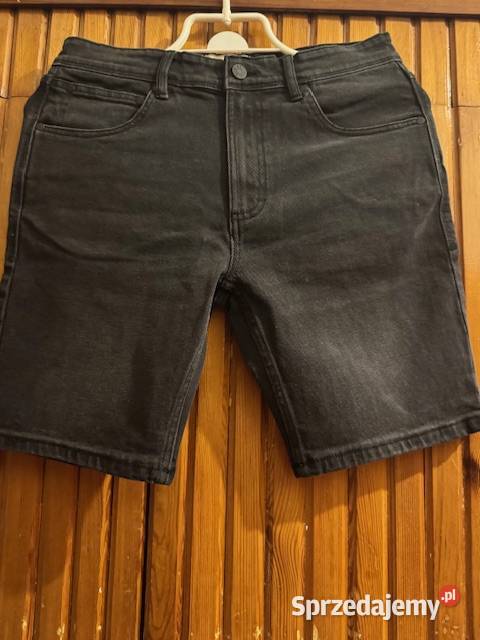 Spodenki męskie 32 jeansowe czarne krótkie sprzedam