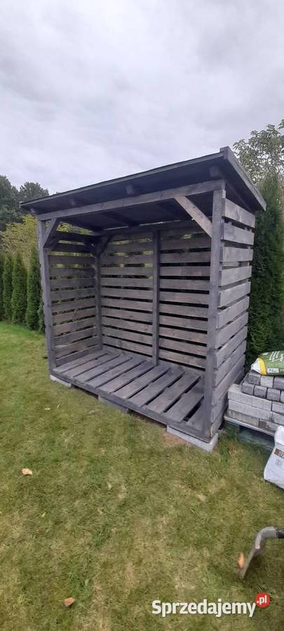 Drewutnia na drewno kominkowesolidna super Lubartów sprzedam