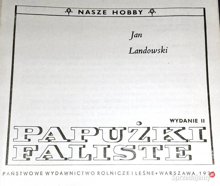 Papużki faliste Jan Landowski Rok wydania 973 Pozostałe Chełm