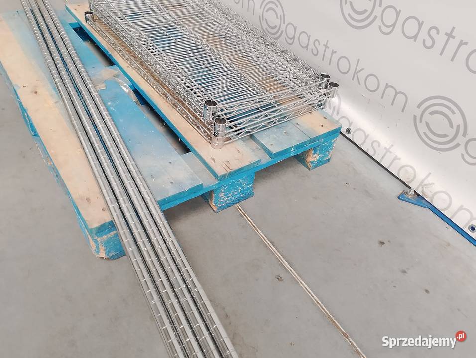 Regał chromowany 90x45x185 Wrocław