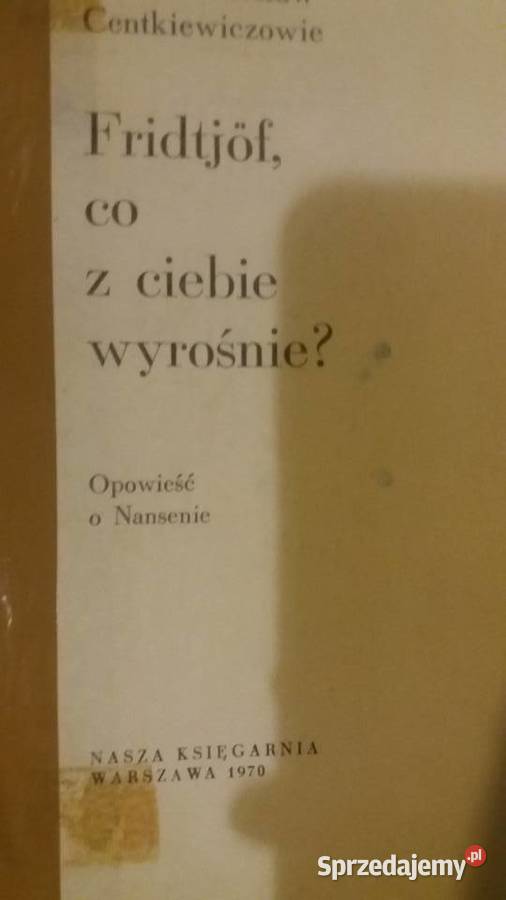 Fridtjof co z powieść biograficzna Warszawa sprzedam