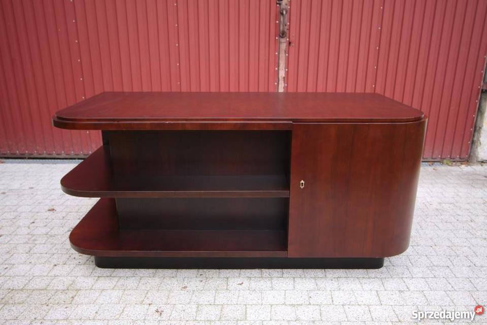 Wyjątkowe biurko ART DECO z 1930 roku orzech Wrocław