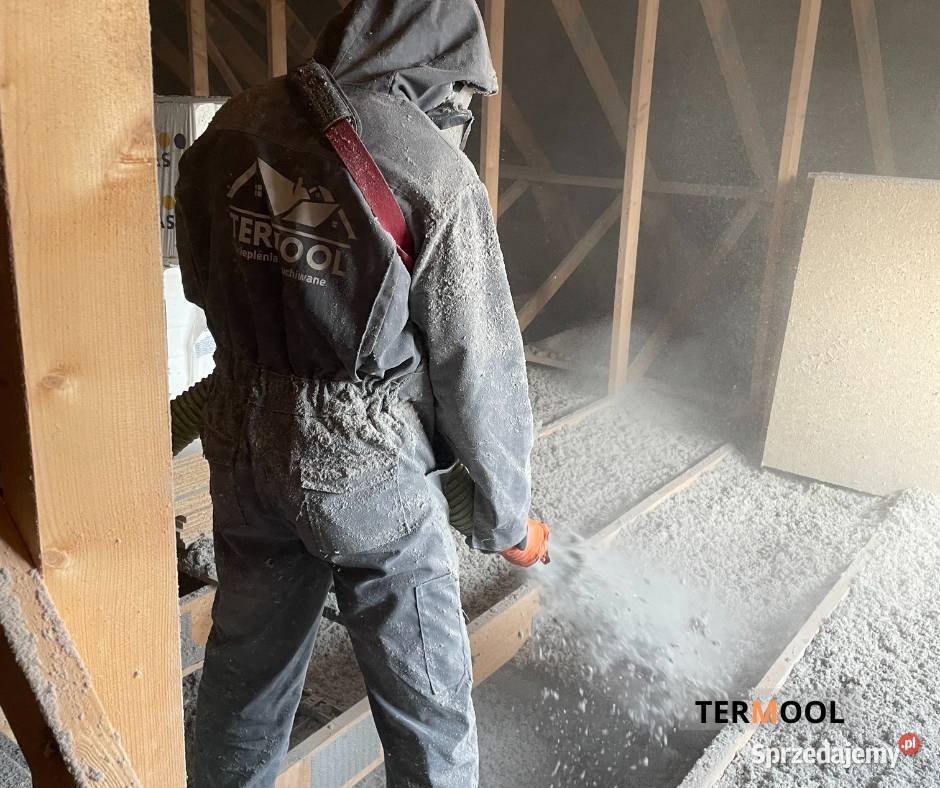 ocieplanie celuloza piana PUR wełna w granulacie Świebodzin