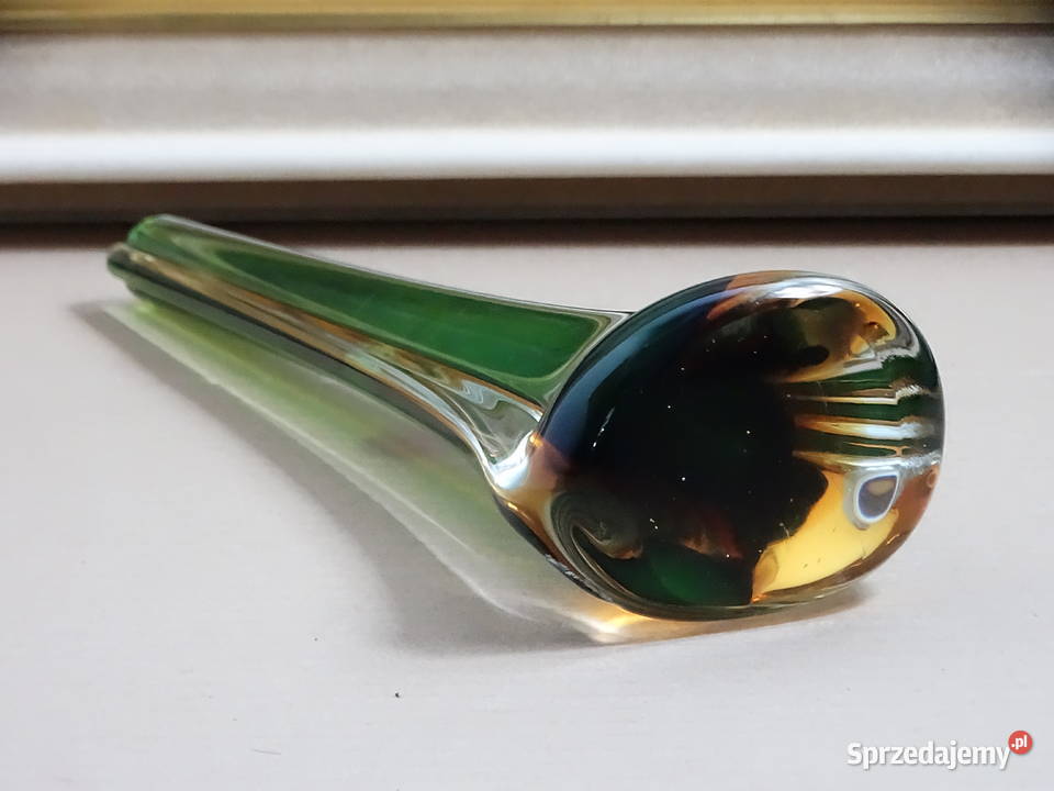 Wazon Murano Glass Sommerso 30 Vintage Włochy z