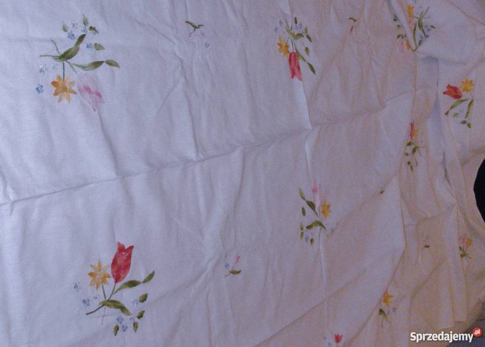 Obrus haftowany 12 serwetek Kraków sprzedam