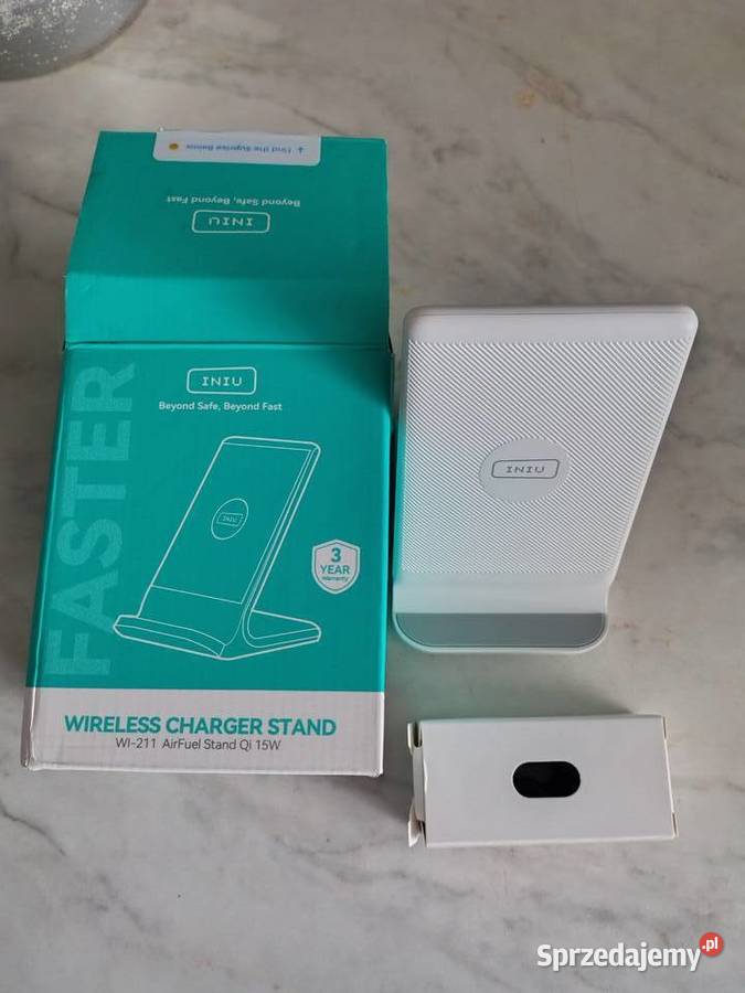 INIU Bezprzewodowa Ładowarka 15W Qi Szybkie Zawiercie sprzedam