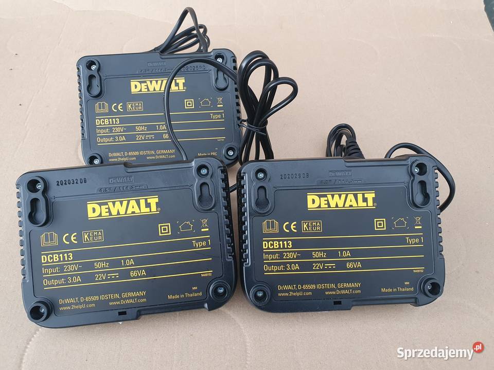 NOWA DeWalt XR DCB113 szybka Ładowarka 108V 12V Kraków