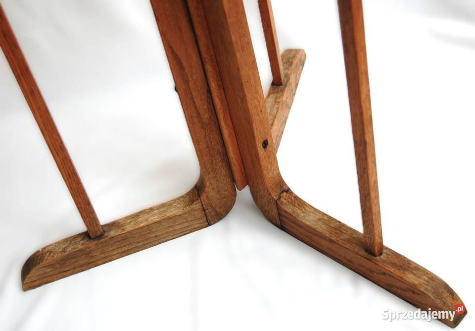 Kwietnik drewniany stojący art deco Lublin