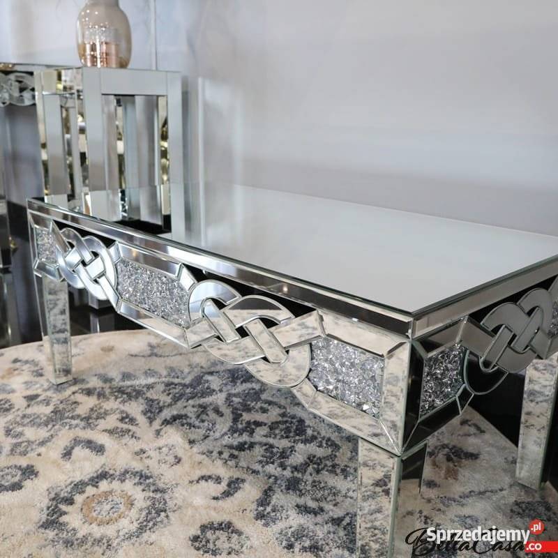 Lustro glamour wiszące do kompletu konsola ława mazowieckie Warszawa