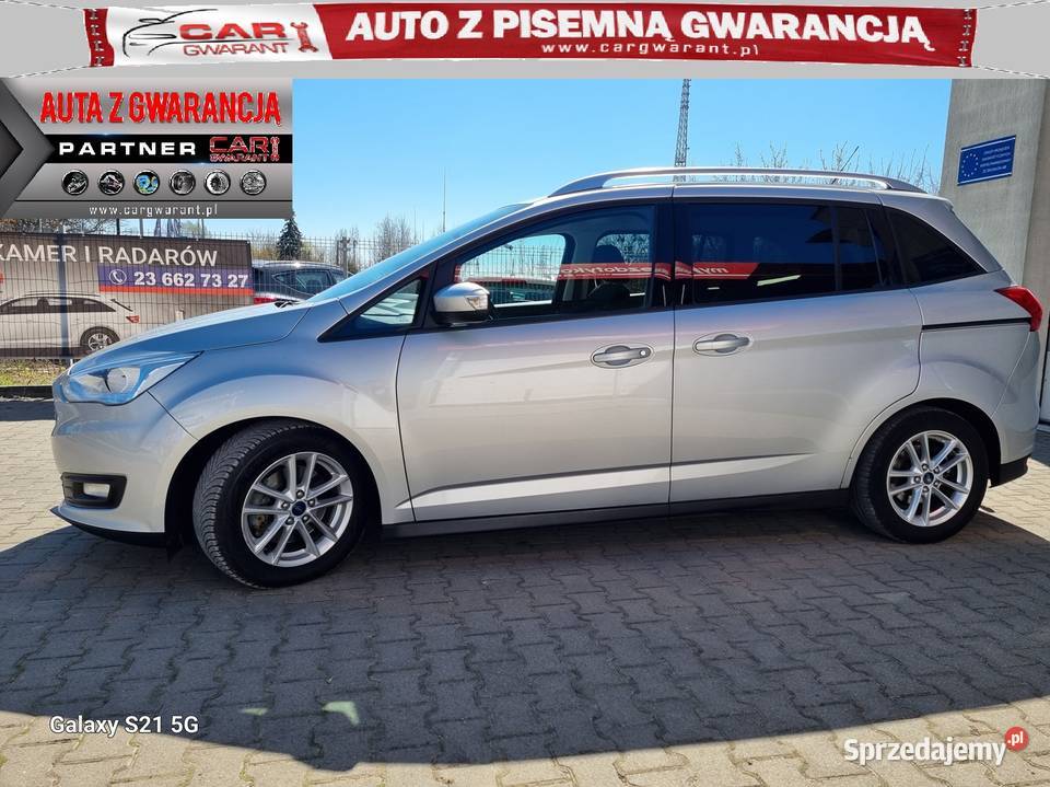 Ford C III GRAND 15 TDCi 95 7 foteli nawigacja hak