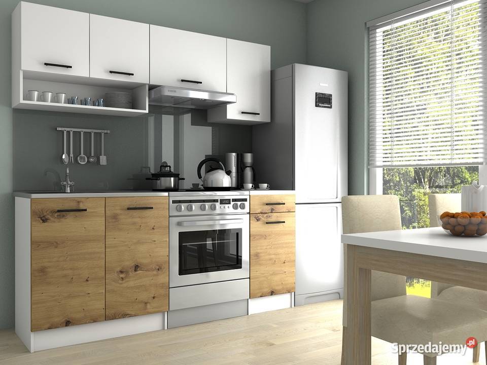 Kuchnia LUIZA II 18 m dąb artisan Brody