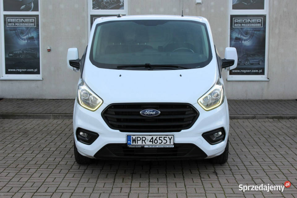 Ford Transit Custom 3osobowy FV23 130 VAT1 elektryczne lusterka Sokołów