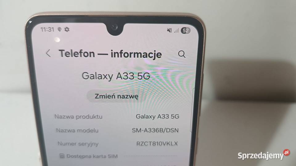 Smartfon SAMSUNG Galaxy A33 5G 6128GB Katowice sprzedam