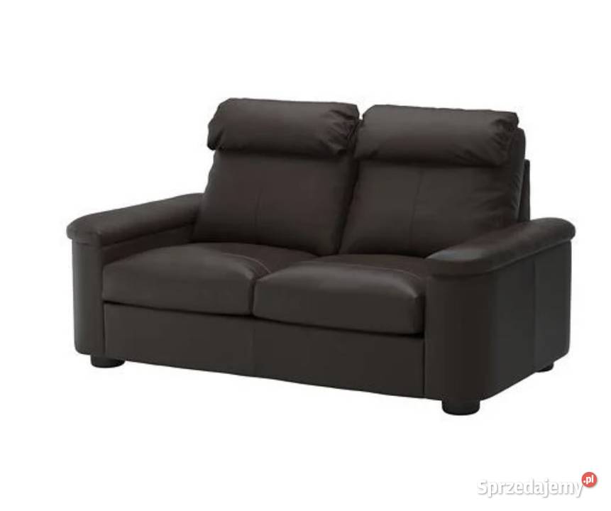 Sofa LIDHULT IKEA ze skóry naturalnej