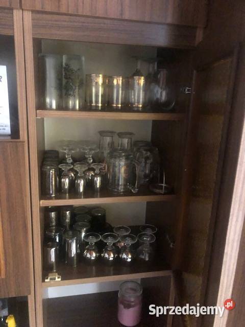 Meblościanka z czasów PRL Vintage pełną gębą Kalwaria Zebrzydowska