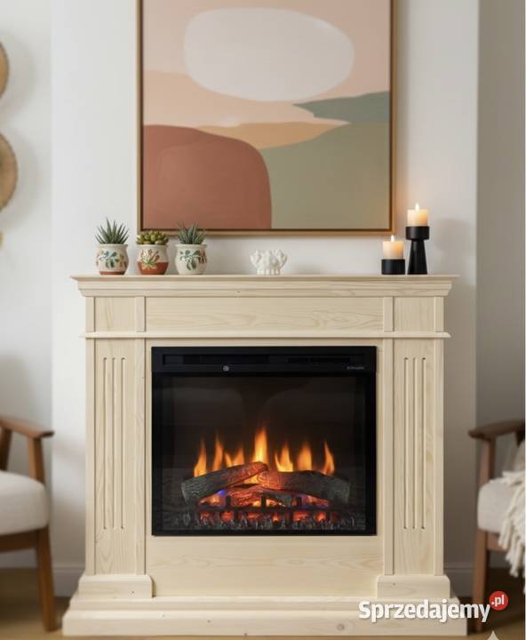 Kominek z drewna wkład elektryczny Dimplex eko Warszawa