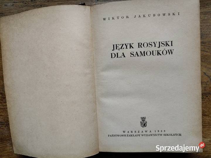 Język rosyjski samouków Wiktor Jakubowski twarda Kraków