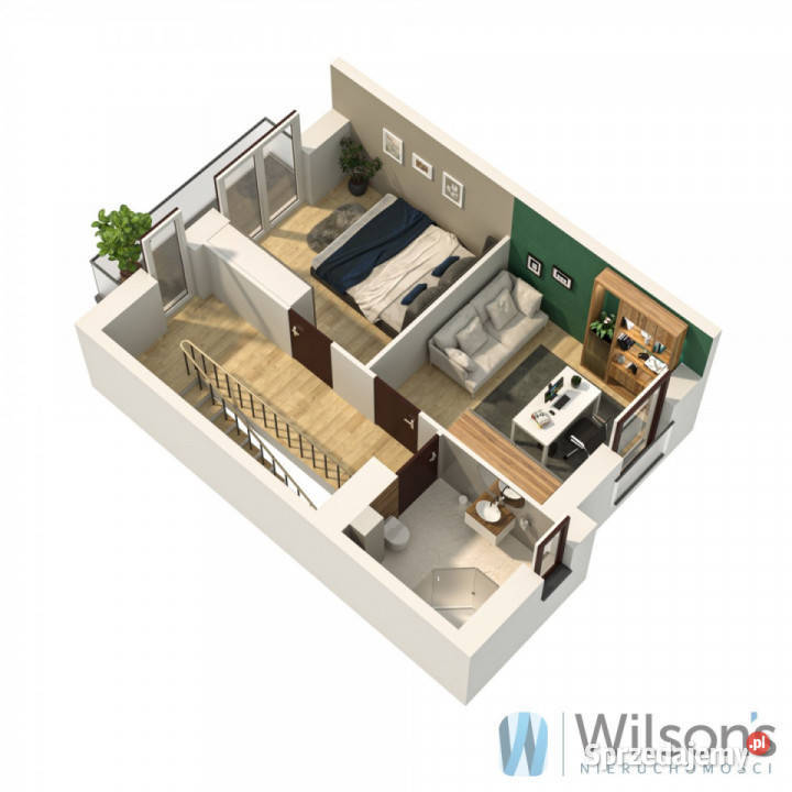 Dom szeregowy 1076m2 Marki mieszkalny Sprzedaż Domy mazowieckie