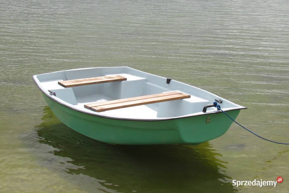 Łódka łódź wędkarska płaskodenna wiosłowa Gościno sprzedam
