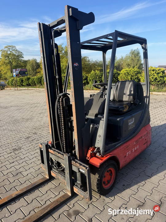 wózek widłowy elektryczny LINDE E14 wolny skok Wózki widłowe Motoryzacja Działoszyn