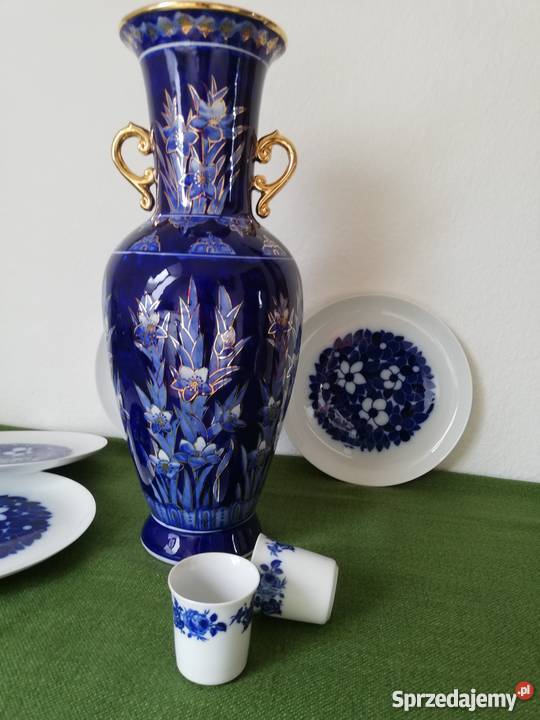 Literatki porcelana z kobaltem Porcelana i szkło Gorlice