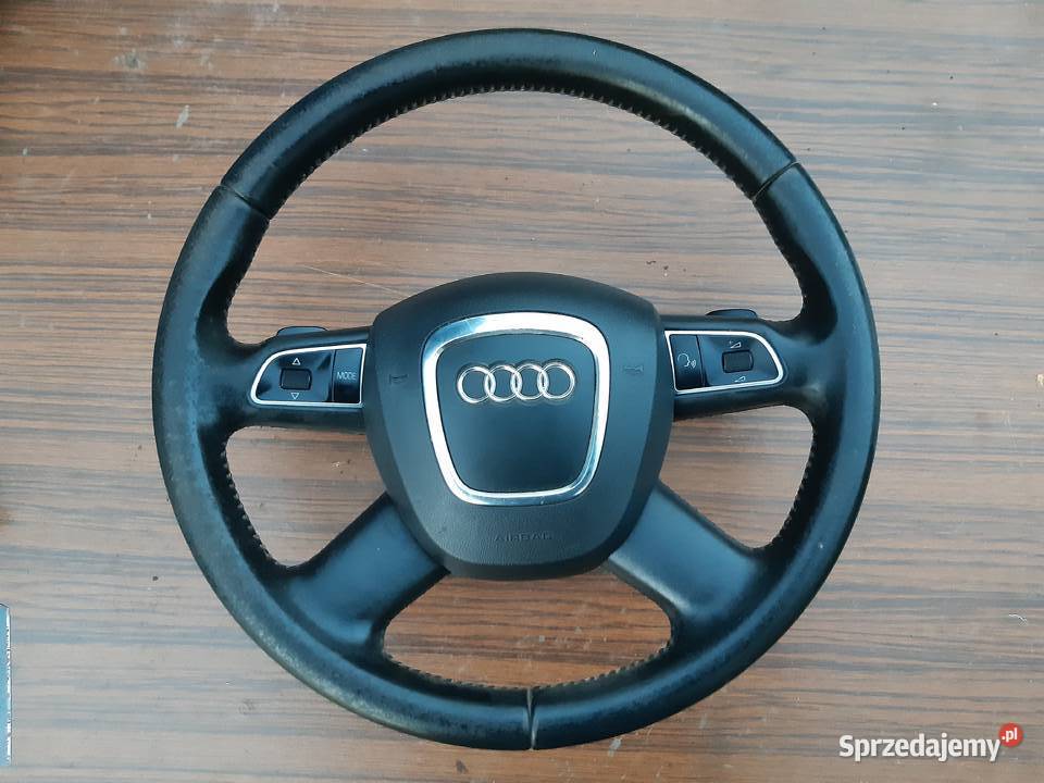 A5 8T Kierownica Skora multifunkcja Poduszka