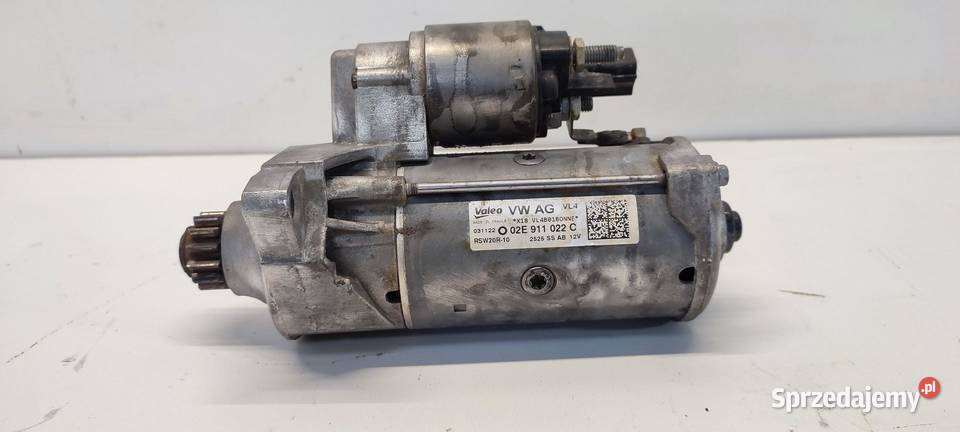 VW TIGUAN II ROZRUSZNIK 20 TDI 02E911022C Układ elektryczny silnika