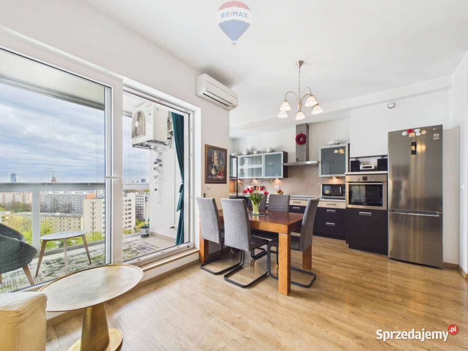 2 pokoje 13 piętro cisza i panorama Warszawy Warszawa