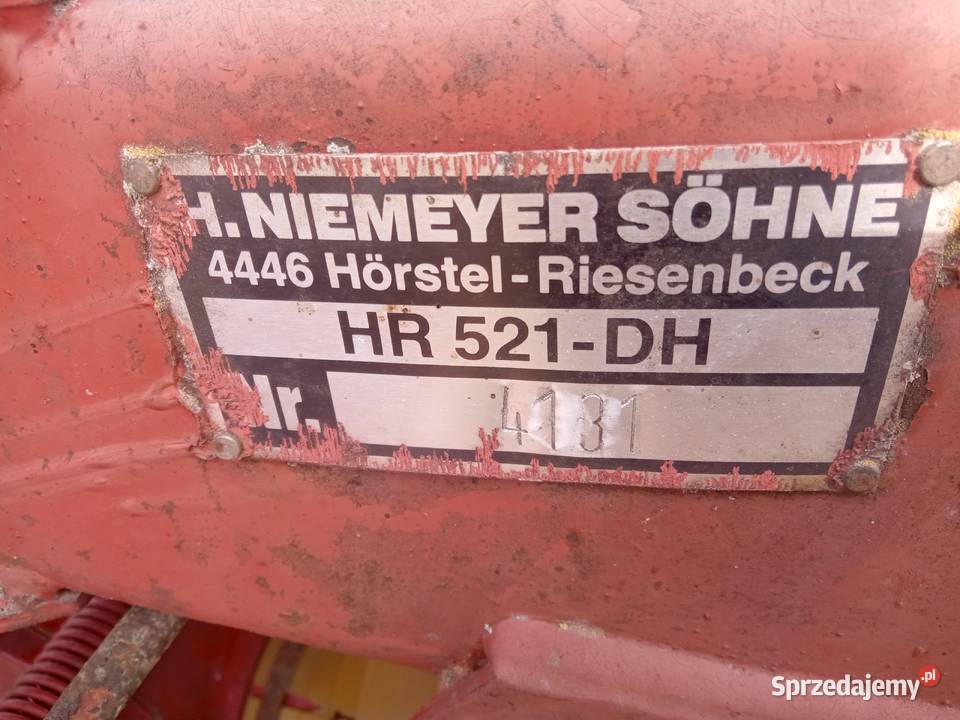przetrząsacz niemeyer nieuszkodzony Zgrabiarki i przetrząsacze Puńsk