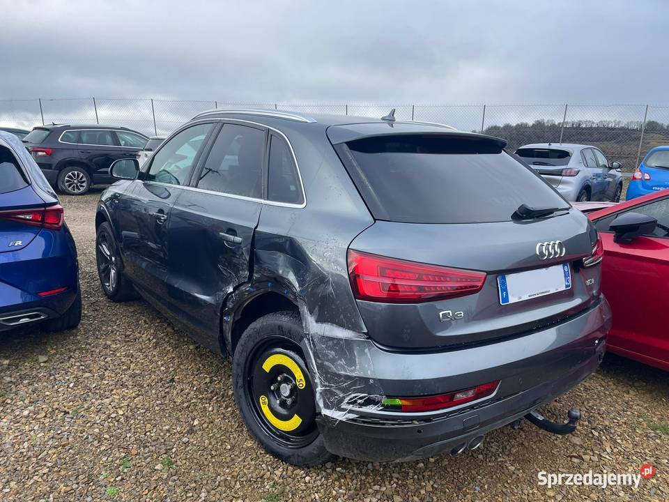 AUDI Q3 II 20 35 TDi 150 STronic7 SLine EK800 szary Wrocław sprzedam