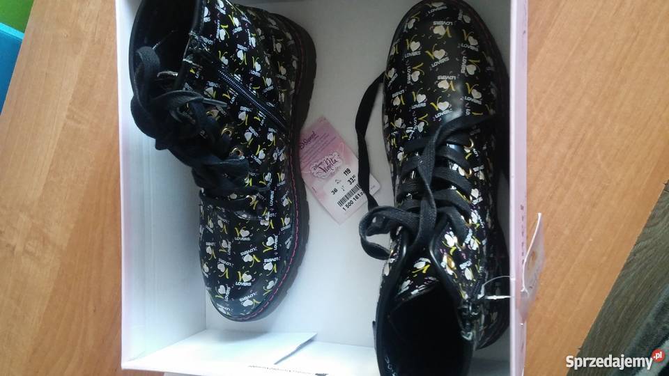 Buty Disney trapery Violetta skóra ekologiczna Damskie Bydgoszcz