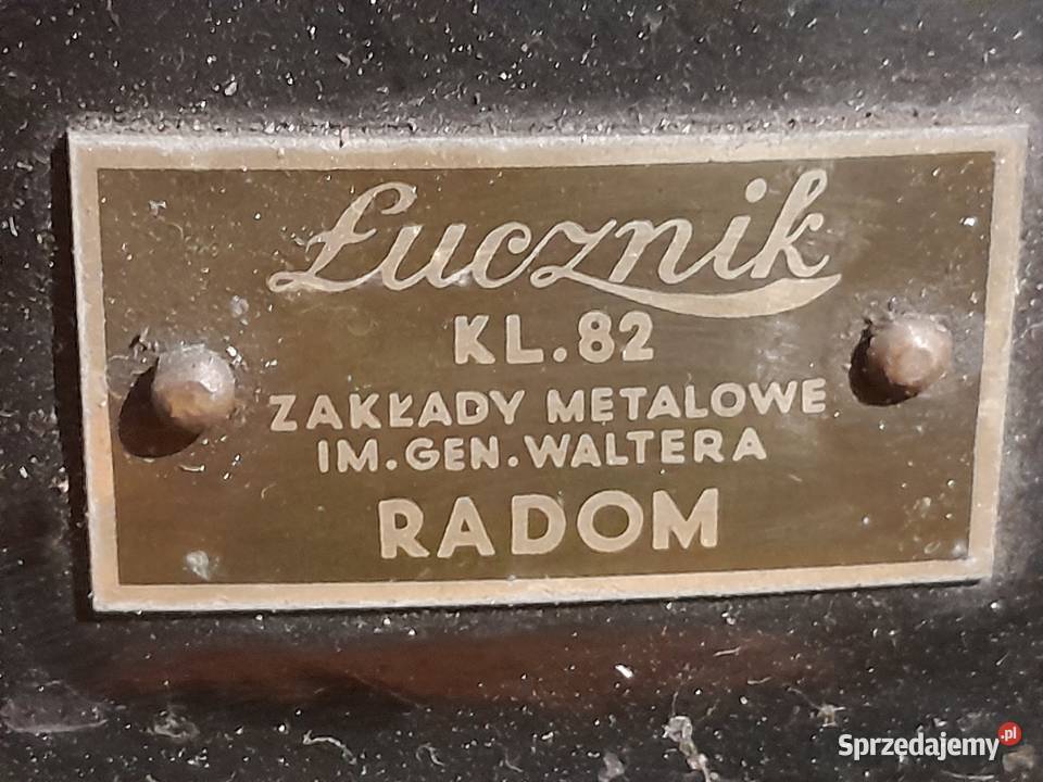 Stara maszyna do szycia Łucznik KL82 zabytek PRL Dąbrowa Górnicza